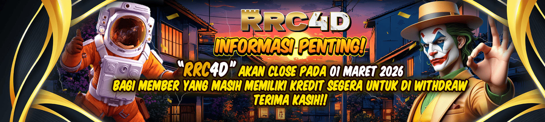 Selamat Datang Di Situs Judi Online dan Togel Online Terbaik RRC4D